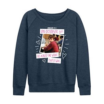 Women's Mean Girls October 3rd French Terry Long Sleeve Tee