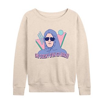 Women's Mean Girls Doesn't Even Go Here French Terry Long Sleeve Tee