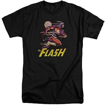 Justice League Of America City Run Short Sleeve Adult Tall T-shirt
