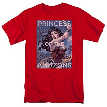 Justice League of America Princess Of The Amazons Short Sleeve Adult T-Shirt