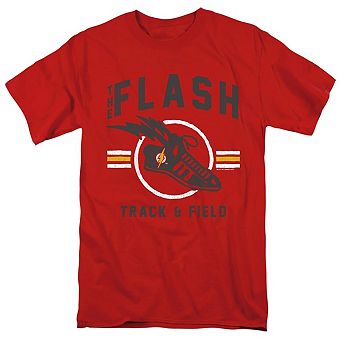 Justice League Of America Track And Field Short Sleeve Adult T-shirt