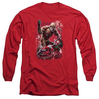 Justice League Of America Finished Long Sleeve Adult T-shirt
