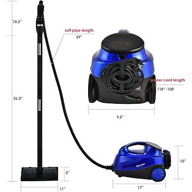 2000W Heavy Duty Multi-purpose Steam Cleaner Mop with Detachable Handheld Unit