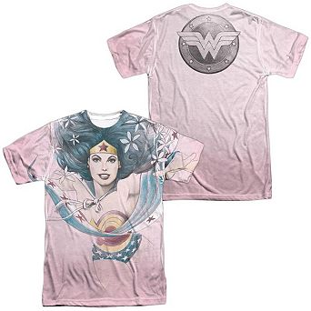 Justice League Of America Sketched Short Sleeve Adult Poly Crew T-shirt