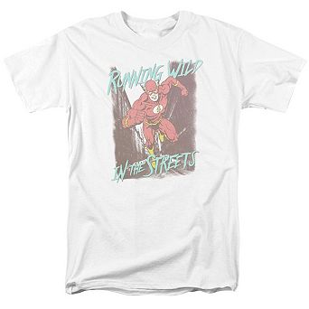 Justice League Of America Running Wild Short Sleeve Adult T-shirt