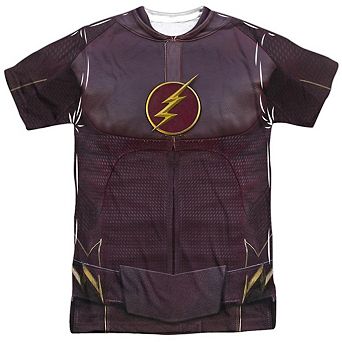 The Flash Flash Uniform Short Sleeve Adult Poly Crew T-shirt