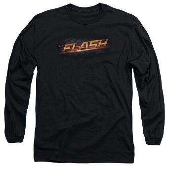The Flash Logo Long Sleeve Adult T-shirt