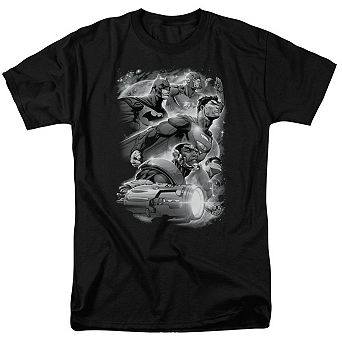 Justice League of America Atmospheric Short Sleeve Adult T-Shirt