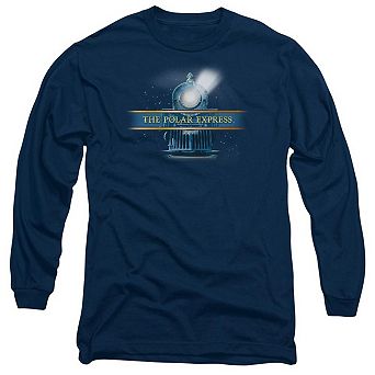 Polar Express Train Logo Long Sleeve Adult T-shirt