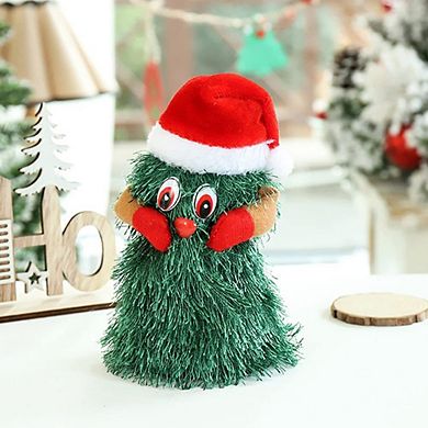 Electric Christmas Tree Plush Toy, Green, Enliven Your Christmas With Fun And Festive Entertainment