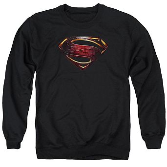 Justice League Movie Superman Logo Adult Crewneck Sweatshirt
