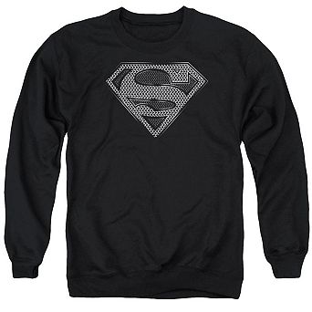 Superman Chainmail Adult Crewneck Sweatshirt