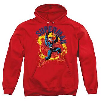 Superman A Name To Uphold Adult Pull Over Hoodie