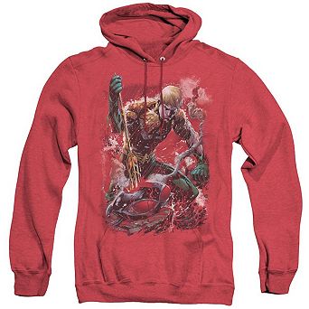 Justice League of America Finished Adult Heather Hoodie