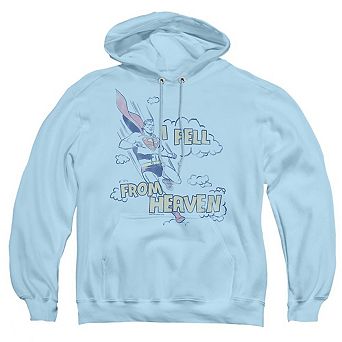 Superman I Fell Adult Pull Over Hoodie