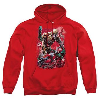 Justice League of America Finished Adult Pull Over Hoodie