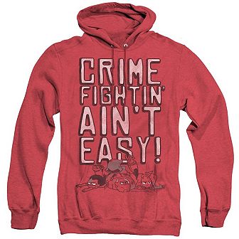 Teen Titans Go Not Easy Adult Heather Hoodie
