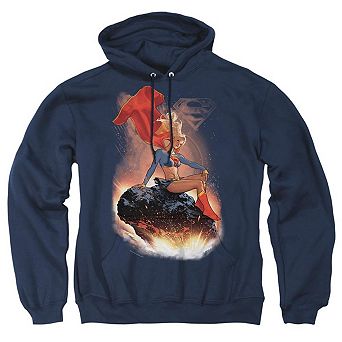 Superman Ride It Out Adult Pull Over Hoodie