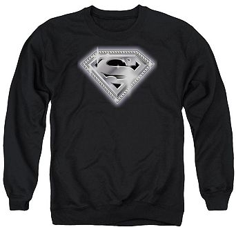 Superman Bling Shield Adult Crewneck Sweatshirt