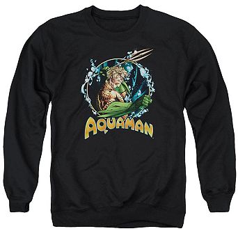 Justice League Of America Ruler Of The Seas Adult Crewneck Sweatshirt