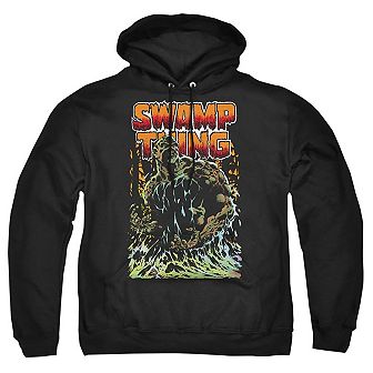 Justice League of America Swamp Thing Adult Pull Over Hoodie