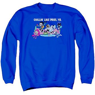 Teen Titans Go Like Pros Yo Adult Crewneck Sweatshirt