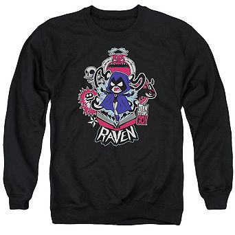 Teen Titans Go Raven Adult Crewneck Sweatshirt