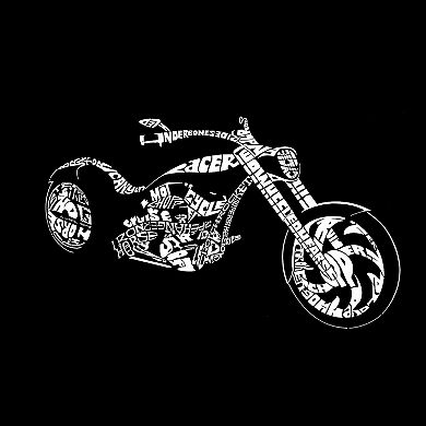 Motorcycle - Boy's Word Art Crewneck Sweatshirt