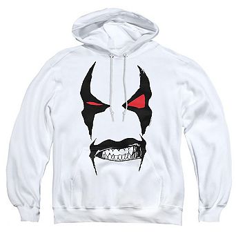 Justice League of America Lobo Face Adult Pull Over Hoodie