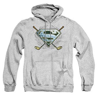 Superman Fore! Adult Pull Over Hoodie