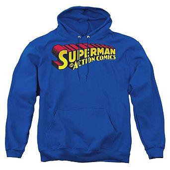 Superman Superman In Adult Pull Over Hoodie