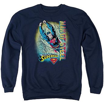 Superman Breakthrough Adult Crewneck Sweatshirt