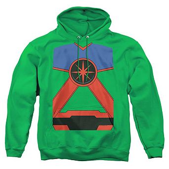 Justice League of America Martian Mh Adult Pull Over Hoodie