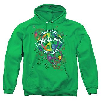 Justice League of America Peace League Adult Pull Over Hoodie