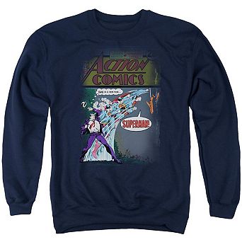 Superman Quick Change Adult Crewneck Sweatshirt