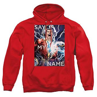 Justice League of America Say My Name Adult Pull Over Hoodie