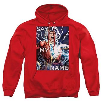 Justice League of America Say My Name Adult Pull Over Hoodie