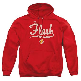 Justice League of America Old School Flash Adult Pull Over Hoodie