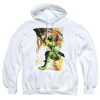 Justice League of America Painted Archer Adult Pull Over Hoodie