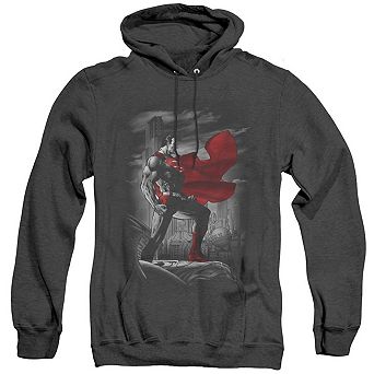 Superman Metropolis Guardian Adult Heather Hoodie