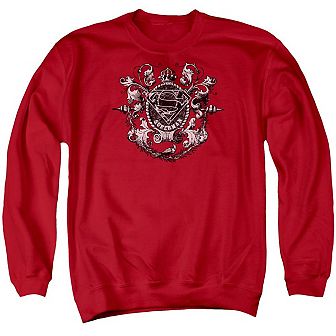 Superman All Hail Superman Adult Crewneck Sweatshirt