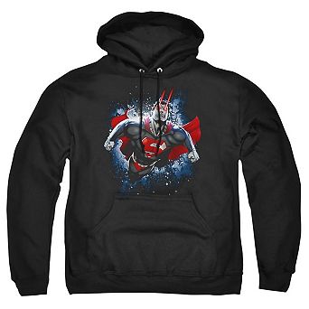 Superman Stardust Adult Pull Over Hoodie