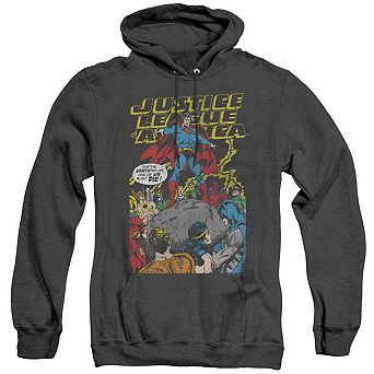 Justice League of America Ultimate Scarifice Adult Heather Hoodie