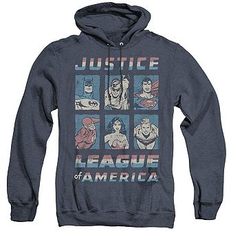 Justice League of America American League Adult Heather Hoodie