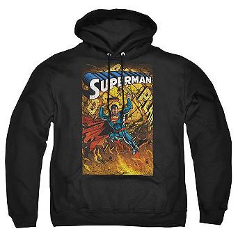 Superman One Adult Pull Over Hoodie