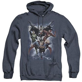 Justice League of America The Coming Storm Adult Heather Hoodie