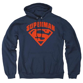 Superman Super Shield Adult Pull Over Hoodie