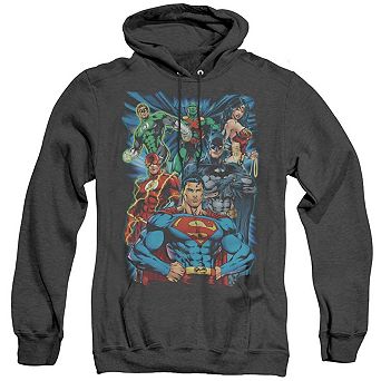 Justice League of America Justice Is Served Adult Heather Hoodie