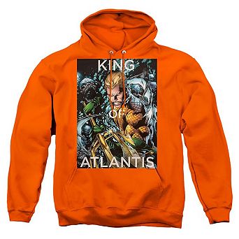 Justice League of America King Of Atlantis Adult Pull Over Hoodie