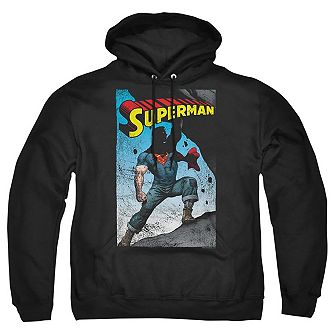 Superman Alternate Adult Pull Over Hoodie